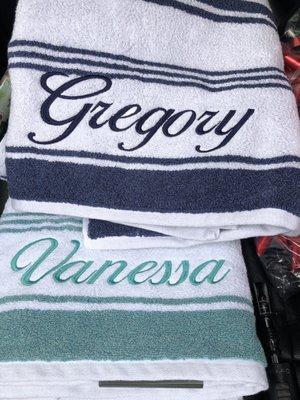 Personalized towels!!