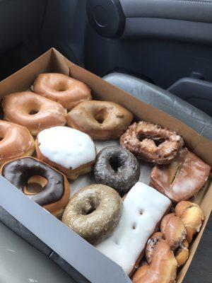 Baker's selection of 12 pastries