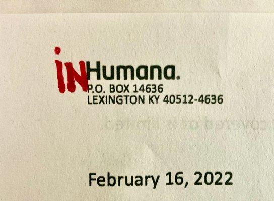 prepare to be screwed over should you have the misfortune to be "covered" by humana