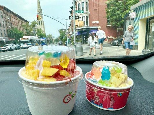 The closest  Frozen Yogurt near me and I love it. I came on a Sunday and the line was not that long. We will be back soon!