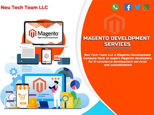 Neu Tech Team LLC a Magento Development Company have an expert Magento developers for E-commerce development services and customization