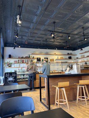 Dining area and front counter