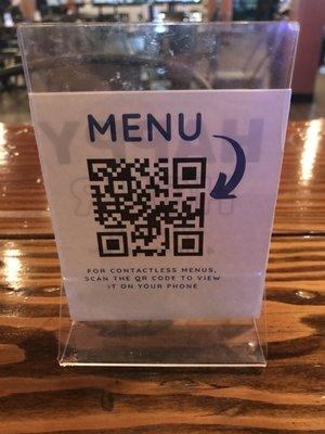 Scan for menu