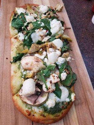 Fantastic flatbread pizza.