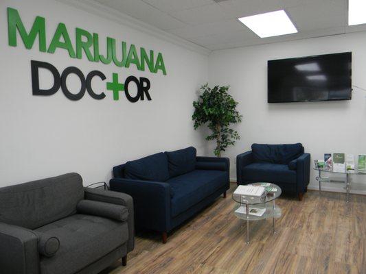 Marijuana Doctor Lake Worth clinic patient waiting area