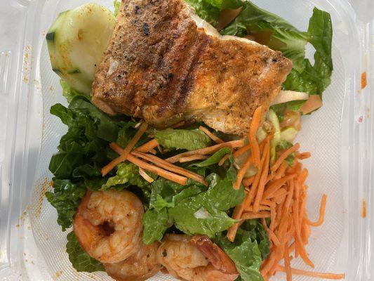 Salomon Salmon & Shrimp Salad