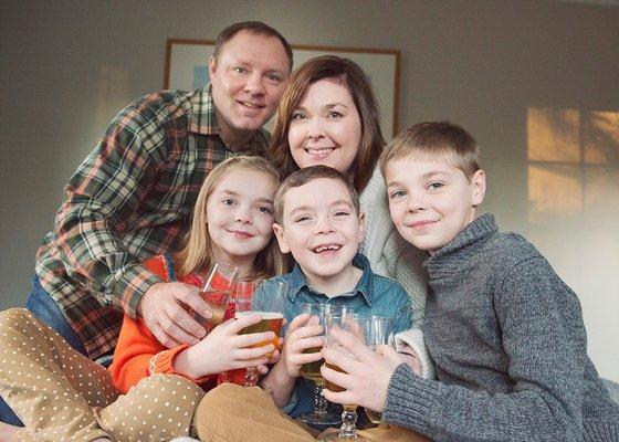 My family after their skin check. Thanks!