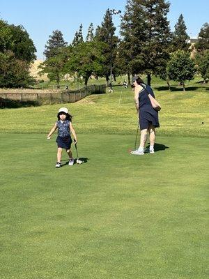 The putting green