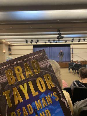 Tonight's author talk with Brad Taylor for Dead Man's Hand