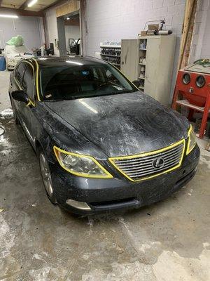 Paint correction on this Lexus LS