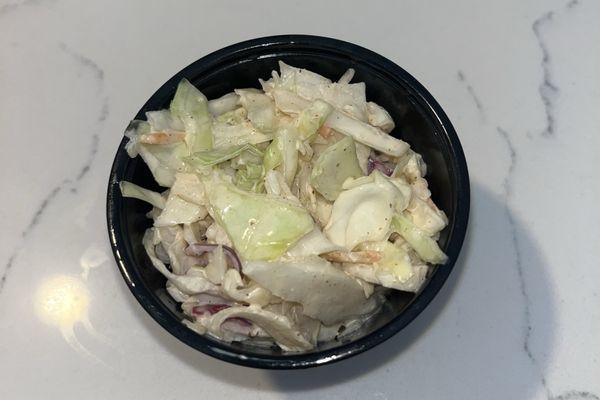 Cole slaw: 6.8/10 nothing fancy. More savory than sweet