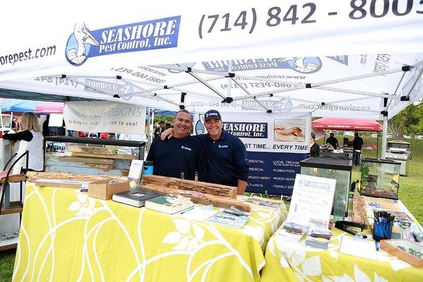 Dave and John at the community home show in HB.