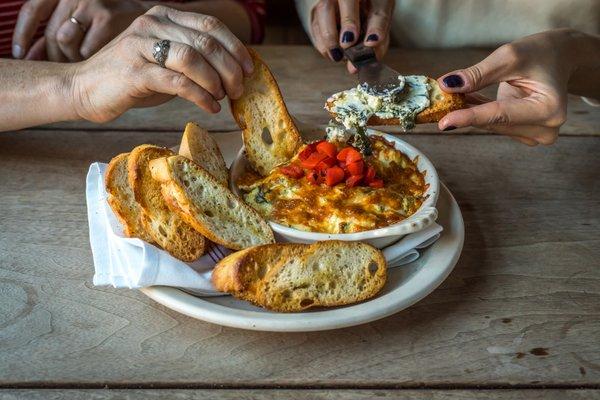 Artichoke & Kale Dip at The Penrose