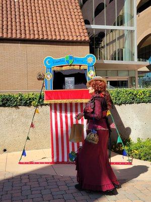 Punch and Judy puppet theater