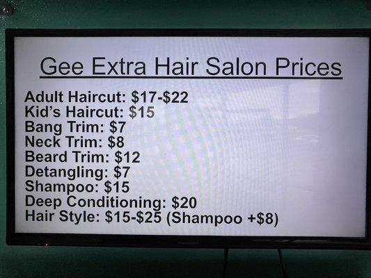 Prices