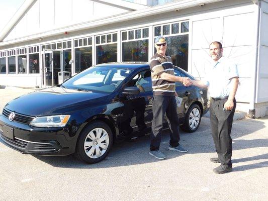 We would like to congratulate mr bibeau on the purchase of his 2014 Volkswagon Jetta.  Thanks for your business!!!!