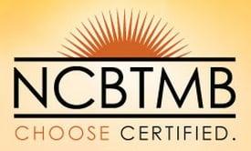 Board Certified by National Certification Board for Therapeutic Massage and Bodywork