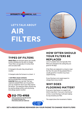 Lets talk about air filters