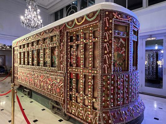 Giant Gingerbread Streetcar