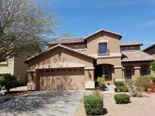 One of our Exterior jobs we did in Phoenix AZ  (After Picture)