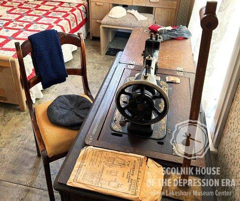 Step into history at the Scolnik House! Explore the sewing machine's role in mending, remaking, and supporting family incomes. Visit us!