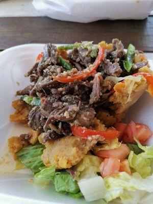 Skirt Steak Mofongo