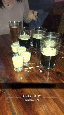 Roomies and I having some car bombs