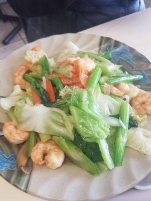 Seafood chow fun