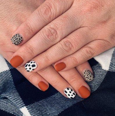 Animal Print Nail Design