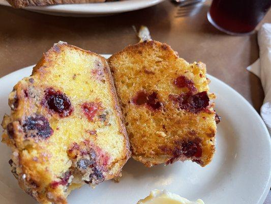 Cranberry orange muffin