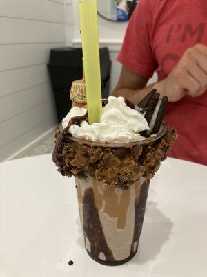 Canal Cup Shake! Full of peanut butter and chocolate goodness. A show stopper.