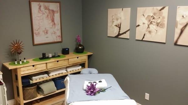 Therapeutic Bodywork Massage Room inside Haute Fringe Salon and Spa