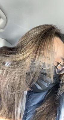 balayage (screenshot from video so it's a wonky picture)