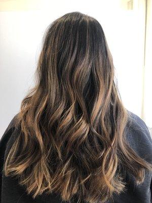 Internal diamond balayage