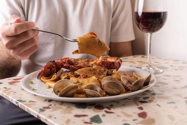 lobster pasta