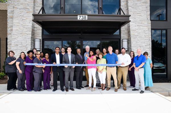 Ribbon cutting for Grand Opening of our New Office in 2017!