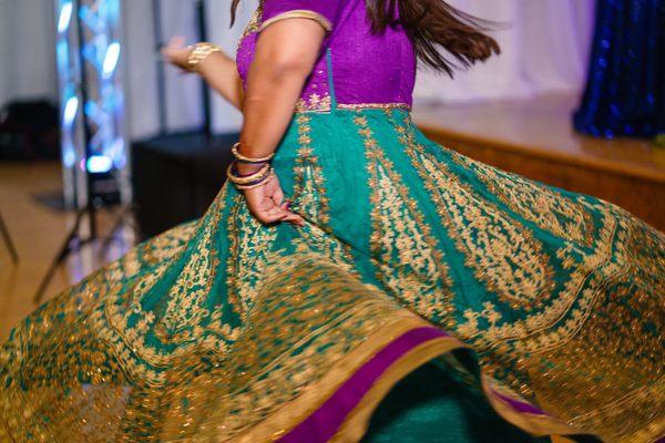 Anarkali for ghoomar dance