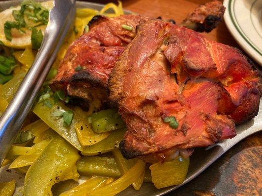 Tandoori chicken with veg