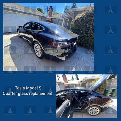 Tesla quarter glass broken?  We got you!