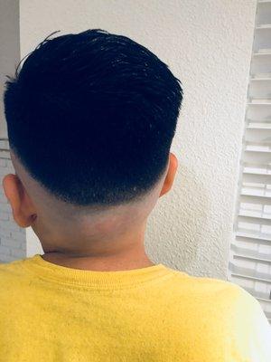 Boy haircut