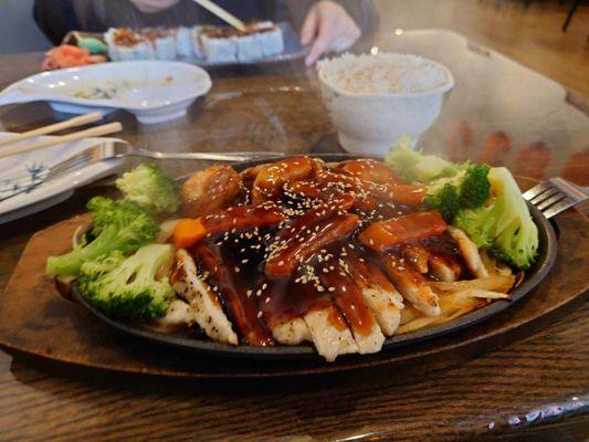 Teriyaki Combination Platter - Chicken and Shrimp