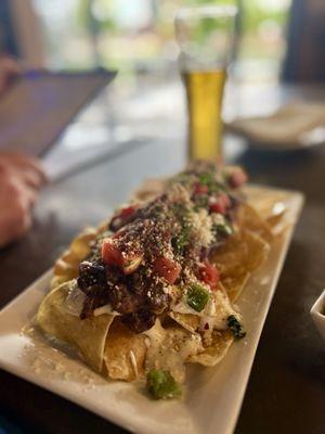 Sweet corn nachos