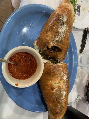 Small cheesesteak Stromboli