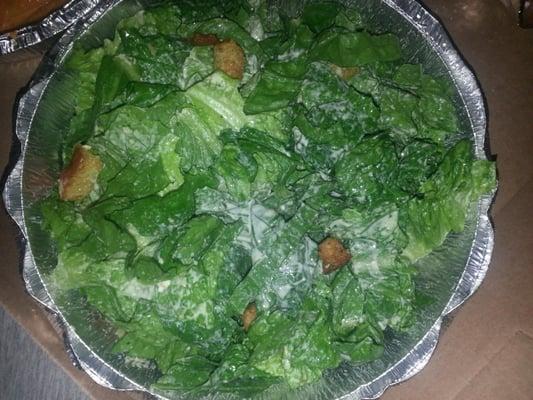 Caesar salad... disappointing.