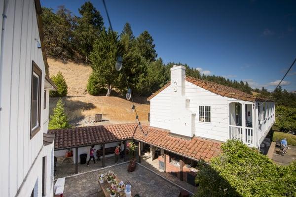 Middle Courtyard between the Main House and the Guest House