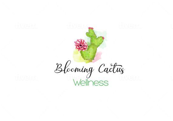 Blooming cactus wellness