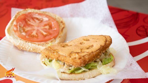 Spicy chicken sandwich