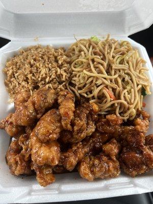 Orange Chicken Combo