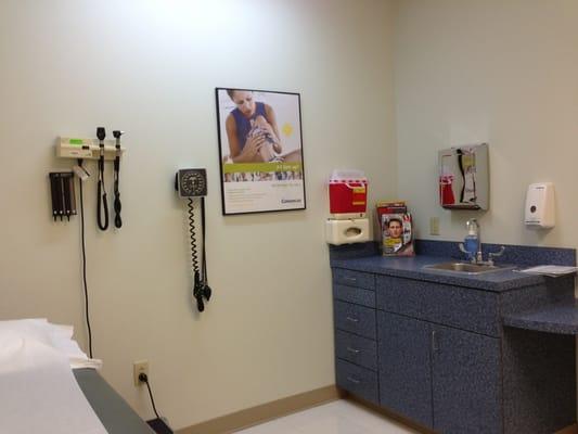 One of the urgent care rooms