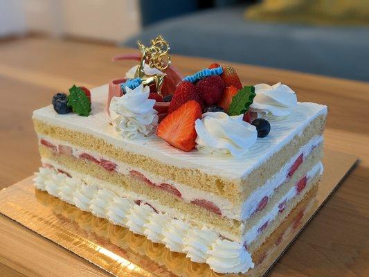 Their Japanese Christmas cake